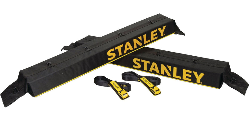 Stanley Roof Top Universal Rack Pad & Luggage Carrier System, Adjustable with 2 Tie-Down Straps, Black D7