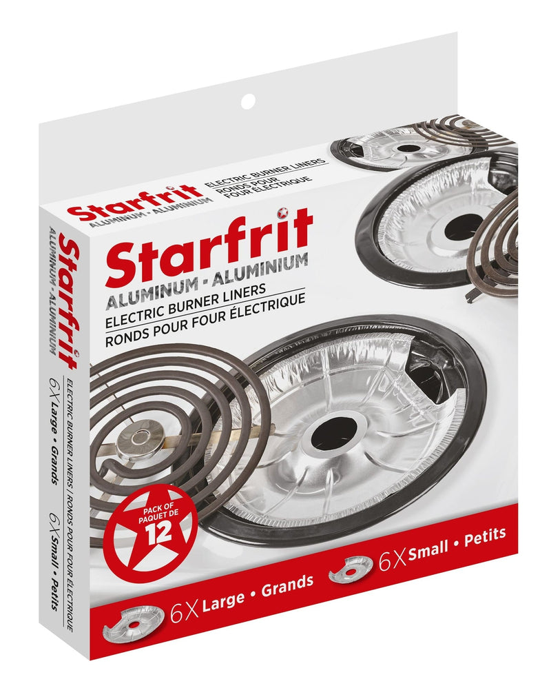 Starfrit Disposable Aluminum Foil Stove Burner Cover X5
