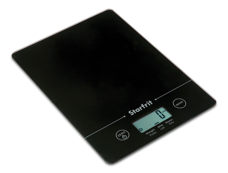 Starfrit Slim Glass Kitchen Scale, 5-kg, Assorted U9