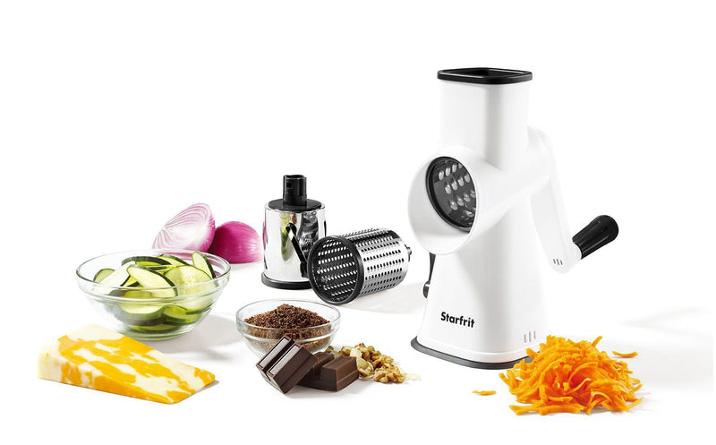 Starfrit Stainless Steel Drum Grater with Suction Cup Base J3