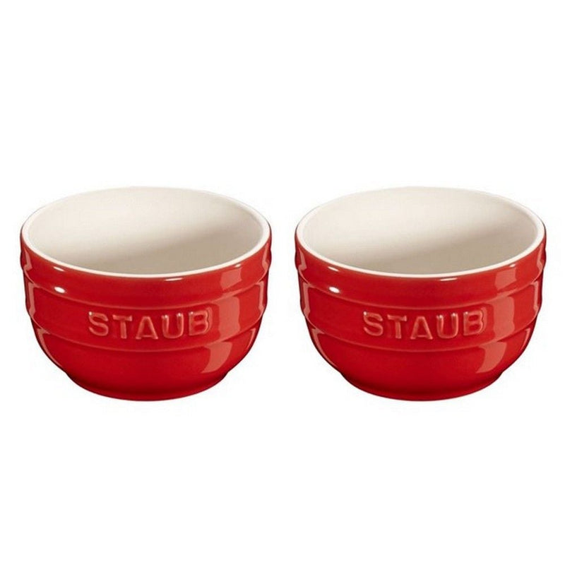Staub 2piece Ramekin Set - Cherry F8