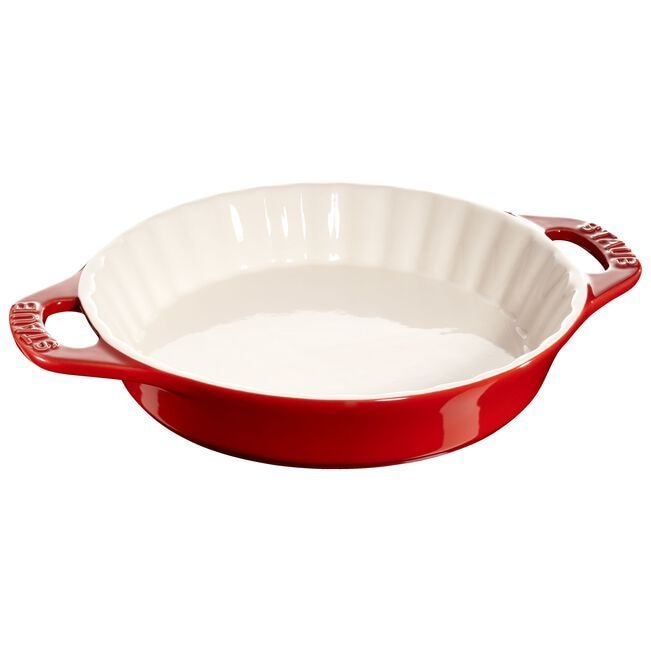Staub 9 inch Pie Dish Cherry R7
