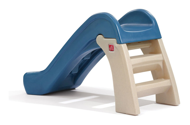 Step2 Outdoor Portable Play & Fold Jr. Baby Slide, Blue, Ages 1.5+ H4