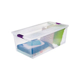 Sterilite ClearView Storage Box with Latched Lid, 104-L