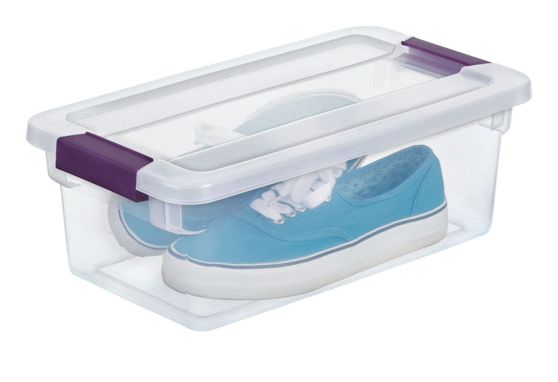 Sterilite ClearView Storage Box with Latched Lid, 5.7-L A2