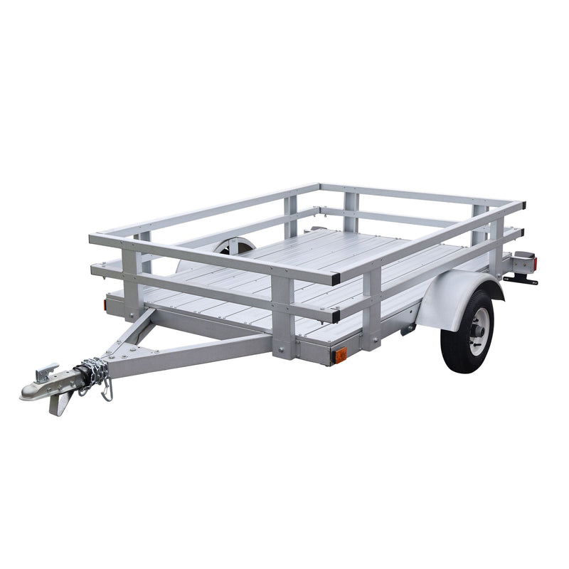 Stirling 4x6-ft Rail Side Galvalume Plus Stirling Kit Trailer A9
