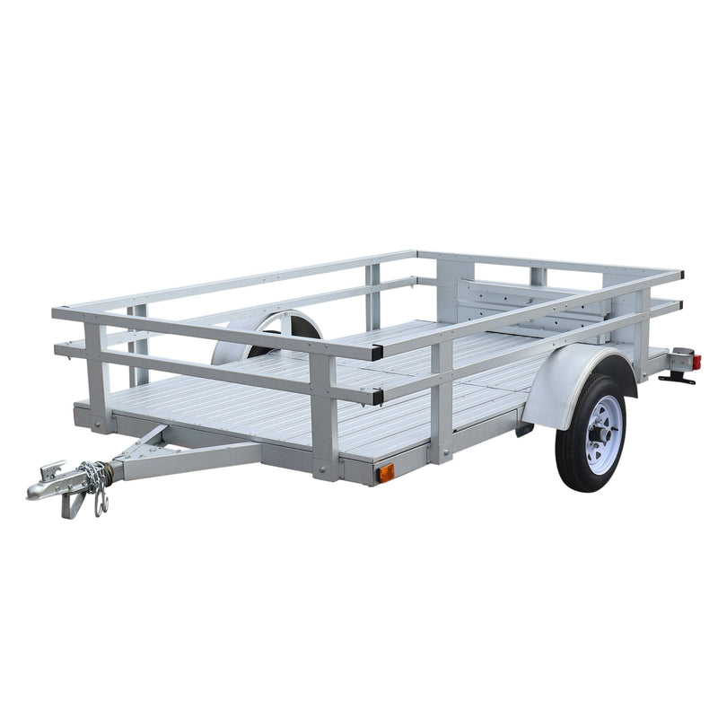 Stirling 5x8-ft Rail Side Galvalume Plus Stirling Kit Trailer Q3