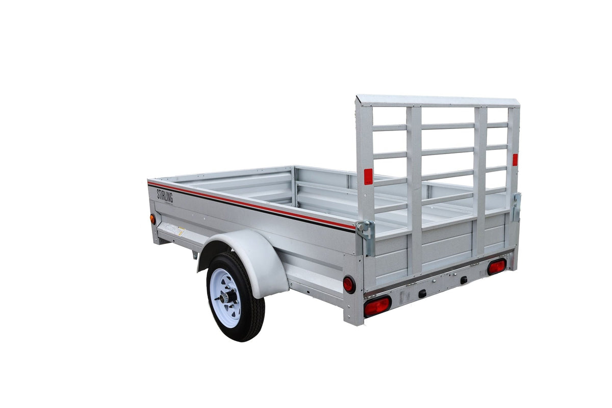 Stirling Galvalume Plus Box Trailer, 4-ft x 7-ft