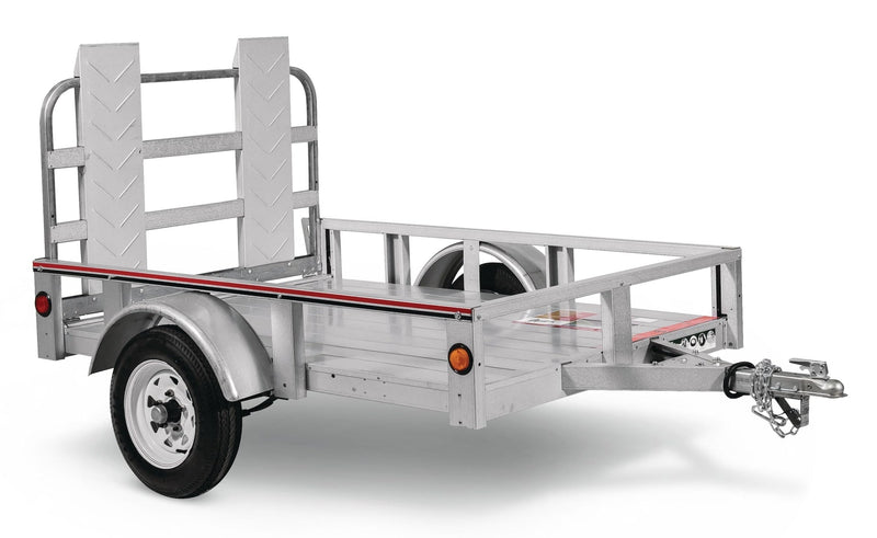 Stirling Galvalume Plus Open Rail Trailer, 4-ft x 6-ft L6