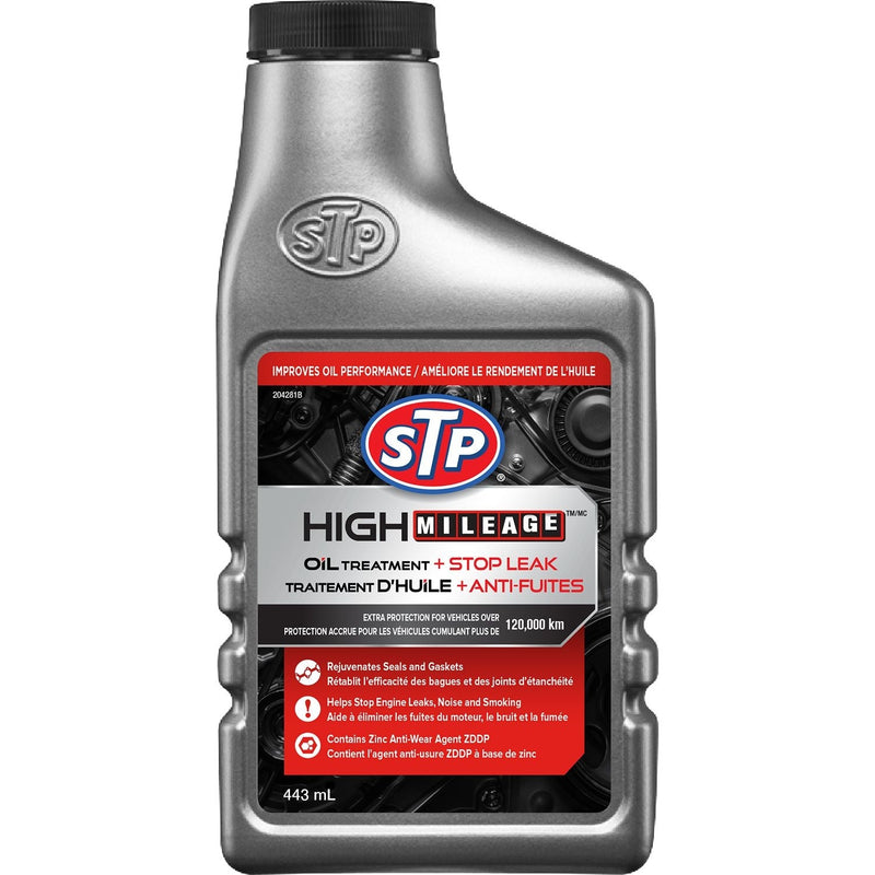 STP High-Mileage Oil Treatment, 443-mL W1