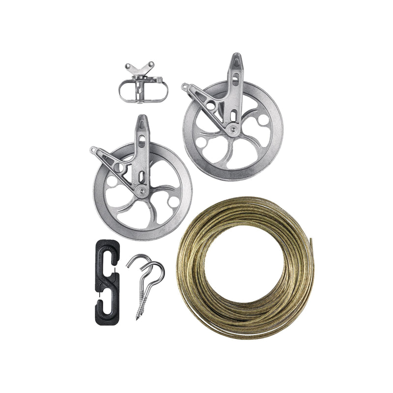 Strata Heavy-duty Clothesline Kit for Indoor & Outdoor, 150-ft Q6