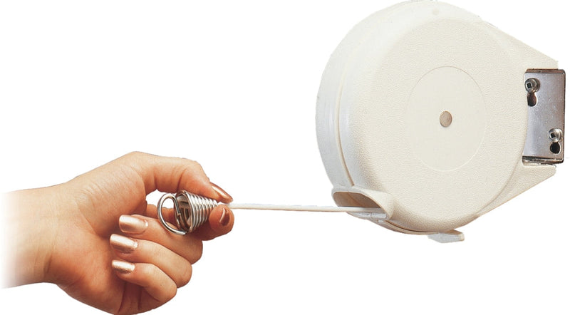 Strata Heavy Duty Retractable Clothesline for Indoor & Outdoor, 50-ft F2