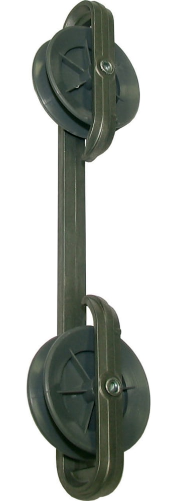 Strata Zinc Clothesline Spacer with Wheels, 10-in X2