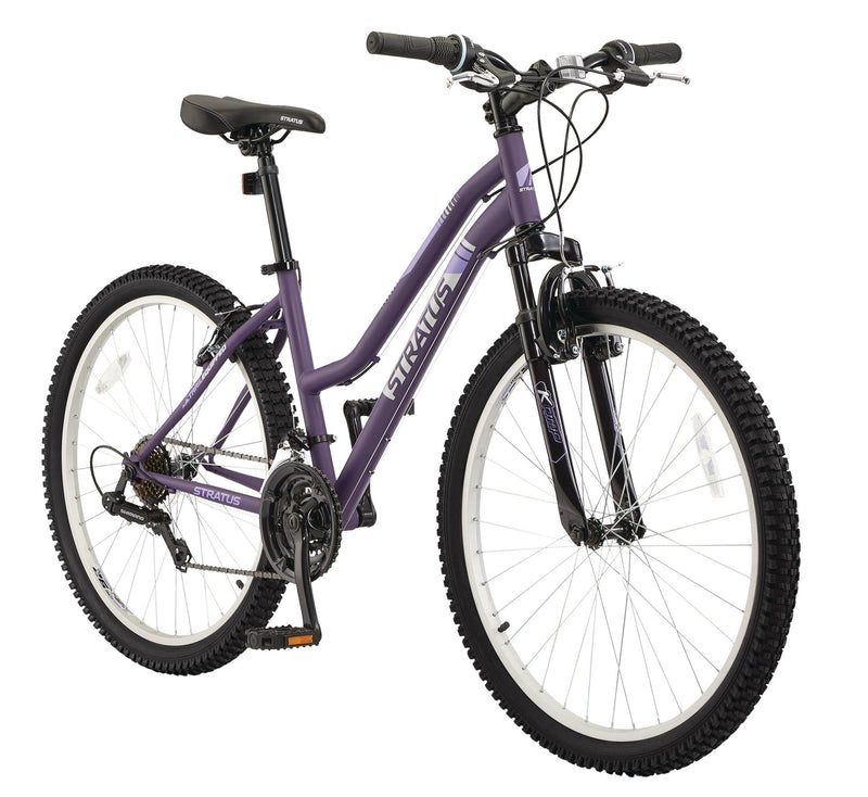 Stratus Phaser Hardtail Mountain Bike, 26-in Wheel, Purple H9