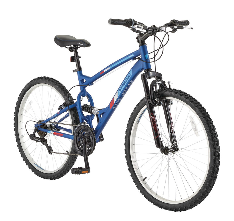 Stratus Richter DS Mountain Bike, 17-in Frame, 26-in, Blue A6