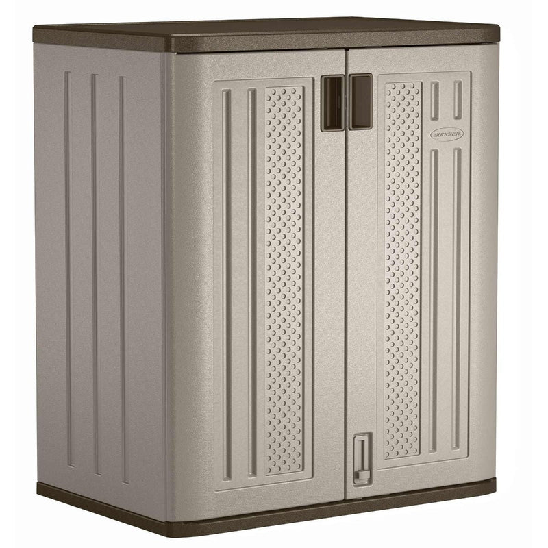 Suncast 2-Shelf Base Storage Cabinet, 75-lb Capacity R1