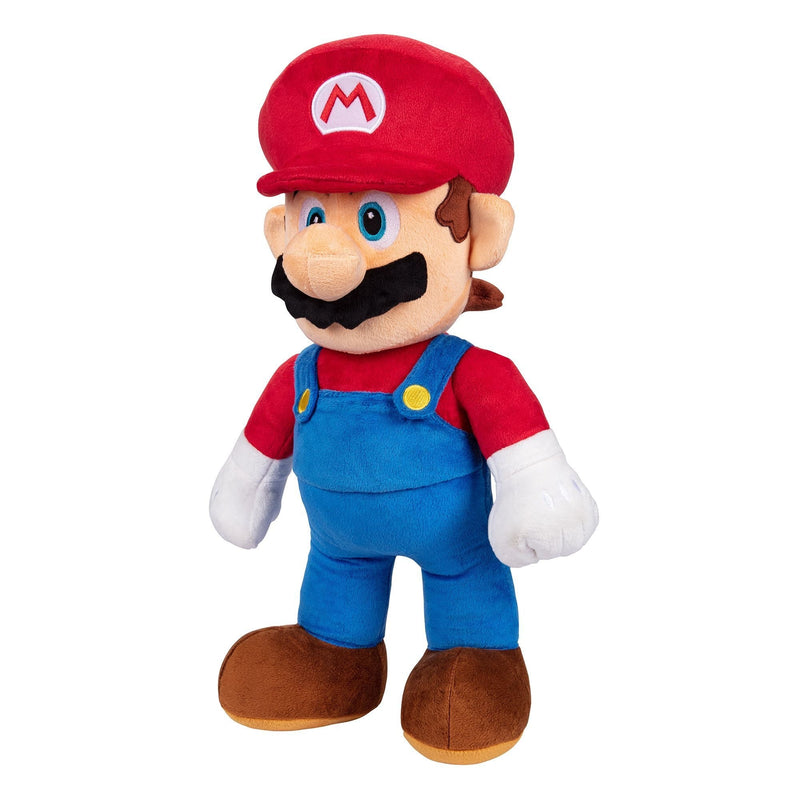 Super Mario Jumbo Basic Plush Mario, Red/Blue Y3