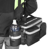 Supercycle Rack Top Bike Bag withAluminum Foil & Reflective Strip, 8L, Black