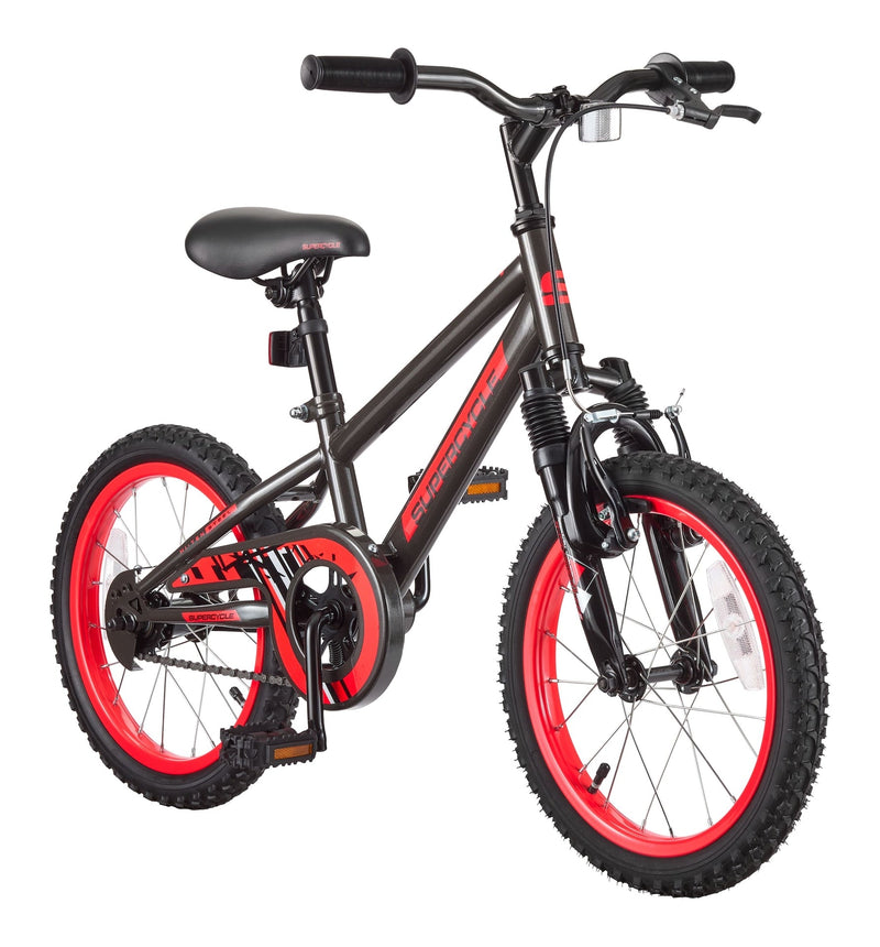 Supercycle Valley Mountain Kids' Bike with Front V Brakes, 16-in D2