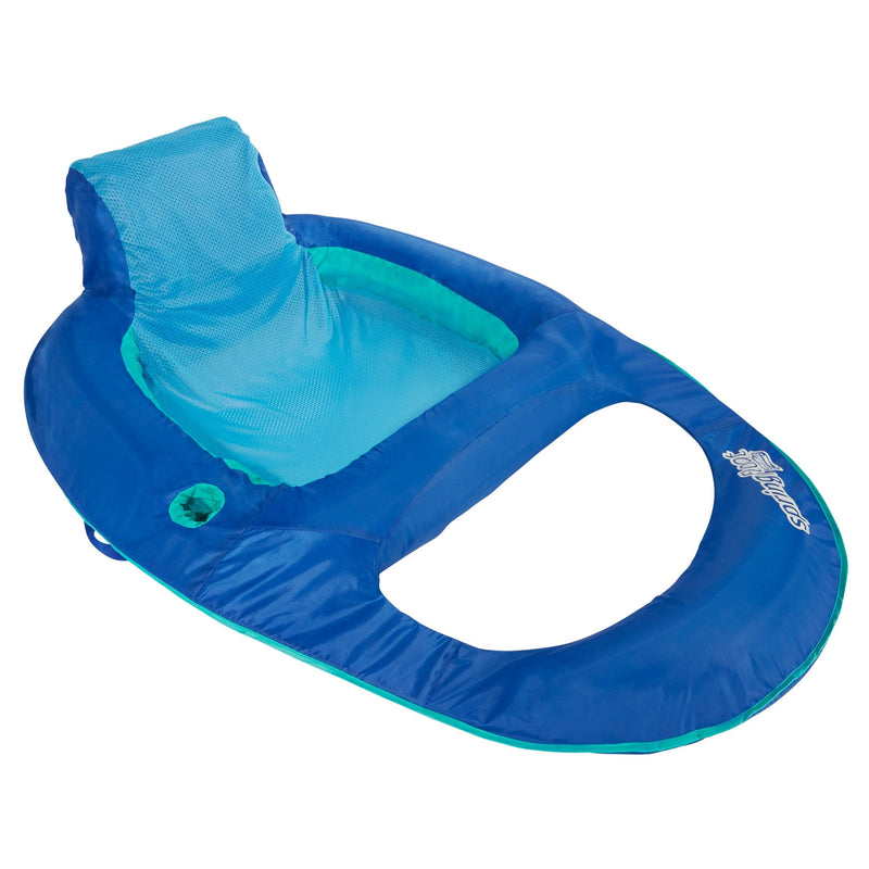 Swimways Springfloat Recliner Pool Lounger with Built-in Cup Holder, Ages 15+ N2