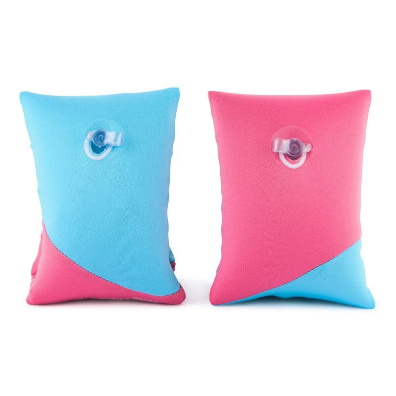 Swimways Swimmies Fabric-Covered Kids' Arm Floats, Swim Aid, Blue, Ages 3+ R0