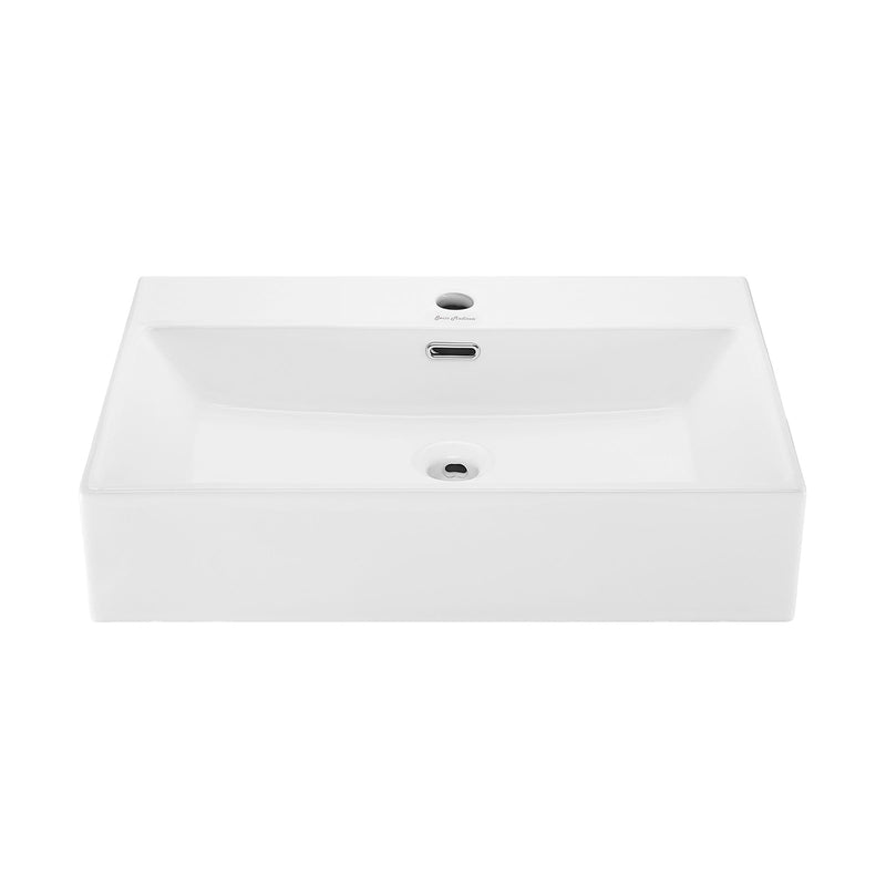 Swiss Madison Claire Rectangle Wall-Mount Bathroom Sink, 24-in S9