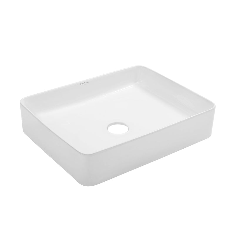 Swiss Madison Concorde Rectangle Ceramic Vessel Sink K6