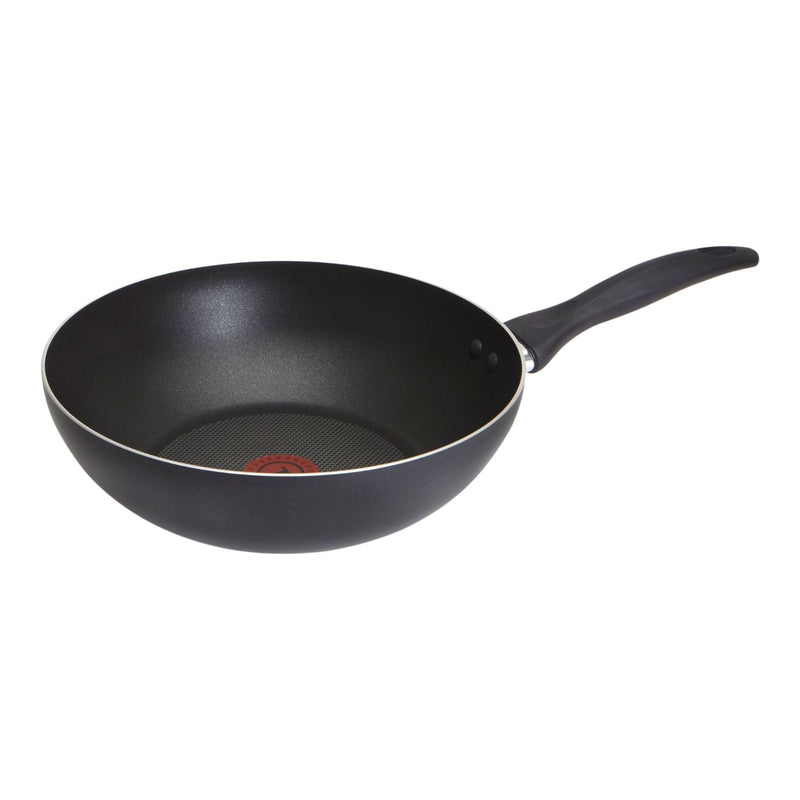 T-fal Viva Stir Fry Wok, Non-Stick, Dishwasher & Oven Safe, Black, 28cm Z8