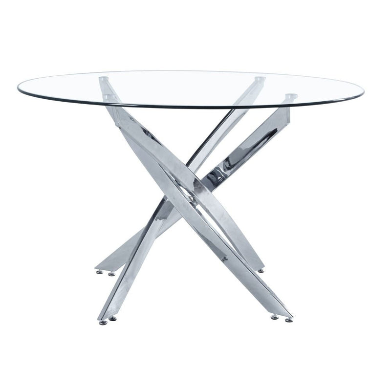 Take Me Home Star Glass Round Dining Table X7