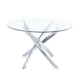 Take Me Home Star Glass Round Dining Table