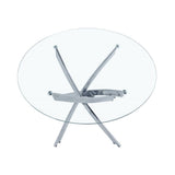 Take Me Home Star Glass Round Dining Table