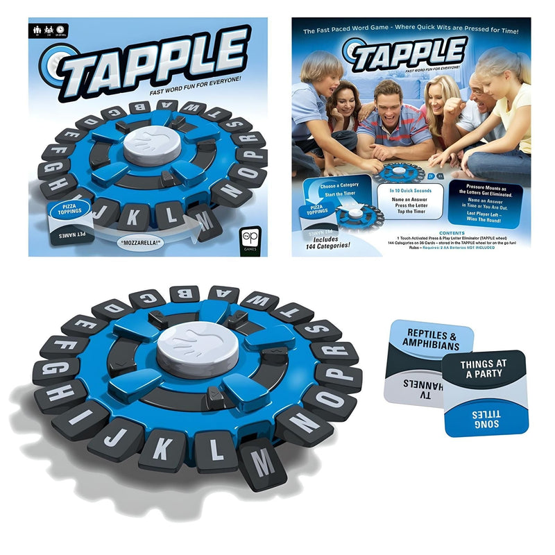 Tapple Word Fun Family Party Game, Fast Playing Game for Ages 8+ U9