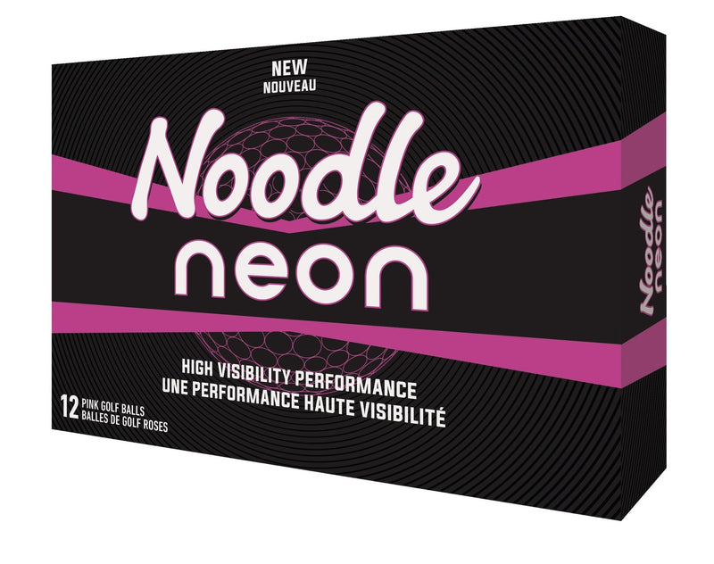 TaylorMade Noodle Neon Golf Balls, Pink, 12-pk H0