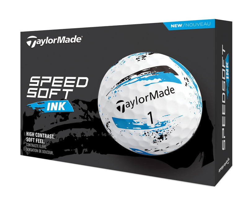 TaylorMade SpeedSoft Ink Golf Balls, 12-pk O7
