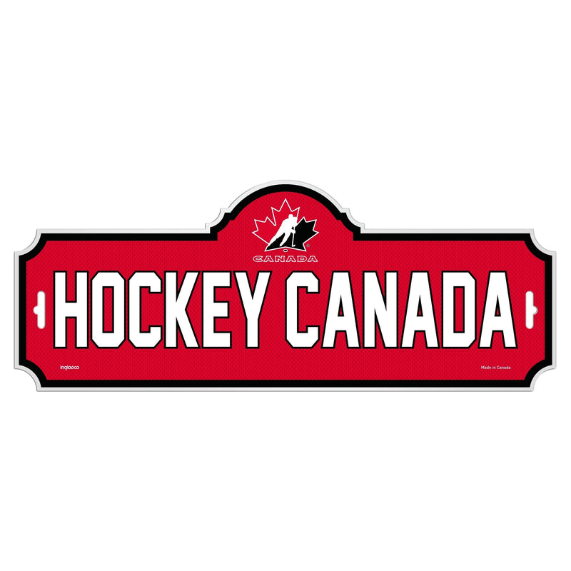 Team Canada/Hockey Canada Street Sign, For Hockey Fans/Collectors, 4-in x 15-in X0