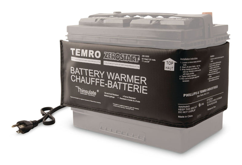 Temro Zerostart 2800055 Battery Warmer/Blanket, 50W, 28-in I9