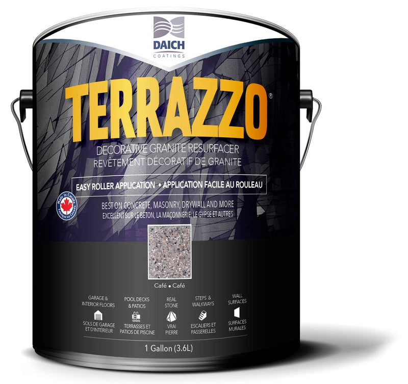 Terrazzo All-Season Decorative Concrete Resurfacer, Roll-On System, 3.7-L W9