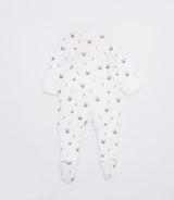 The Elk Baby Bee Print Premium Organic Cotton Zippy, Various Sizes