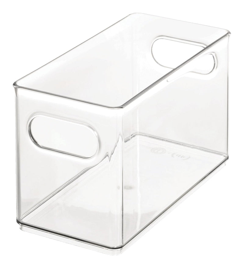 The Home Edit x iDESIGN Clear Plastic Narrow Stacking Pantry Bin Storage Organizer G4
