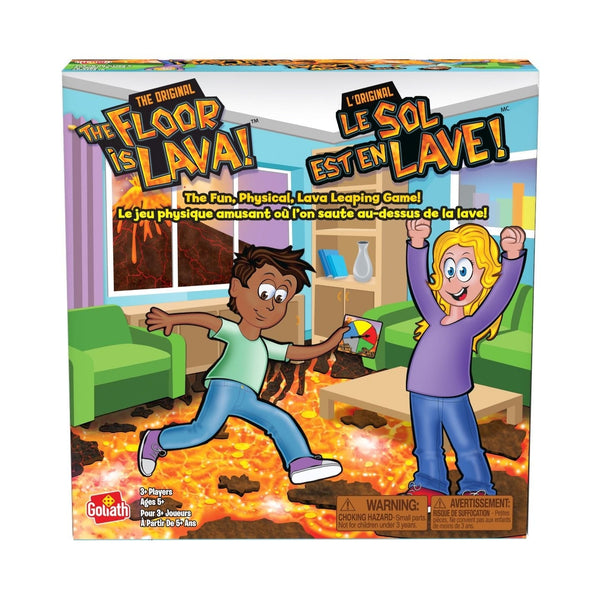 The Original The Floor is Lava Bilingual Family Game, Ages 5+ S9