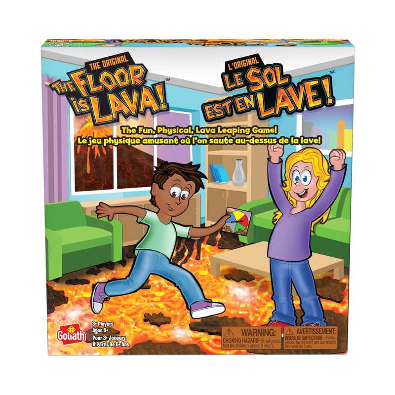 The Original The Floor is Lava Bilingual Family Game, Ages 5+ S9