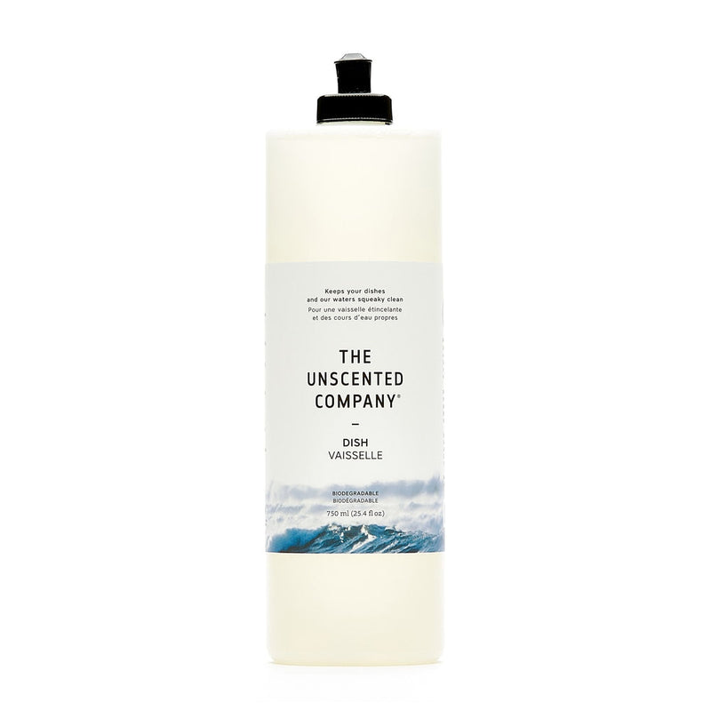 The Unscented Company Liquid Dish Soap, Unscented, 750-mL B9