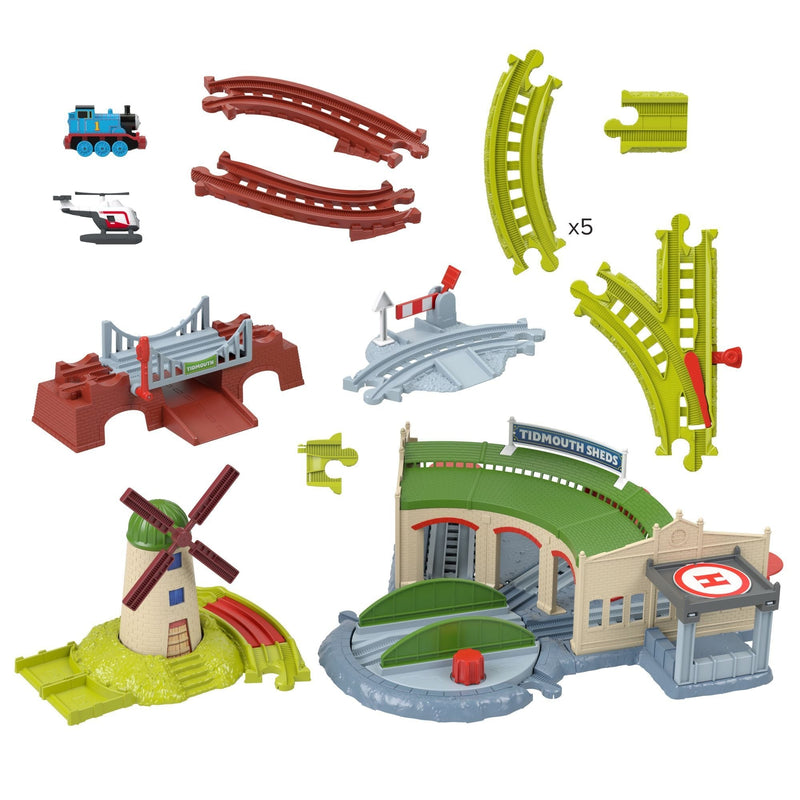 Thomas and Friends Tidmouth Sheds Pushalong Trackset A6