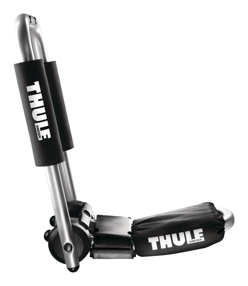 Thule 835 Hull-a-Port Pro Rooftop J-Stacker Roof Top Mount Kayak Rack, Adjustable, 34-in, 2-pc T0