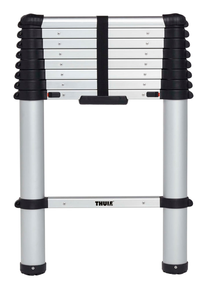 Thule Van Ladder, Extendable with Storage Bag, Silver, 8.5-ft H9
