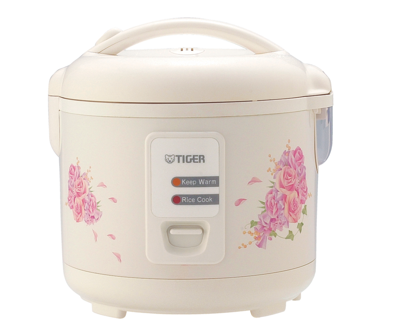 Tiger Non-Stick Rice Cooker & Steamer, White, 5.5 Cups U2