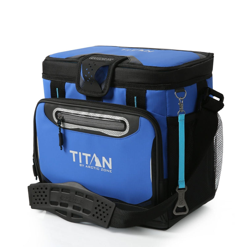 Titan by Arctic Zone 16 Can Zipperless Hardbody Cooler, Blue A8