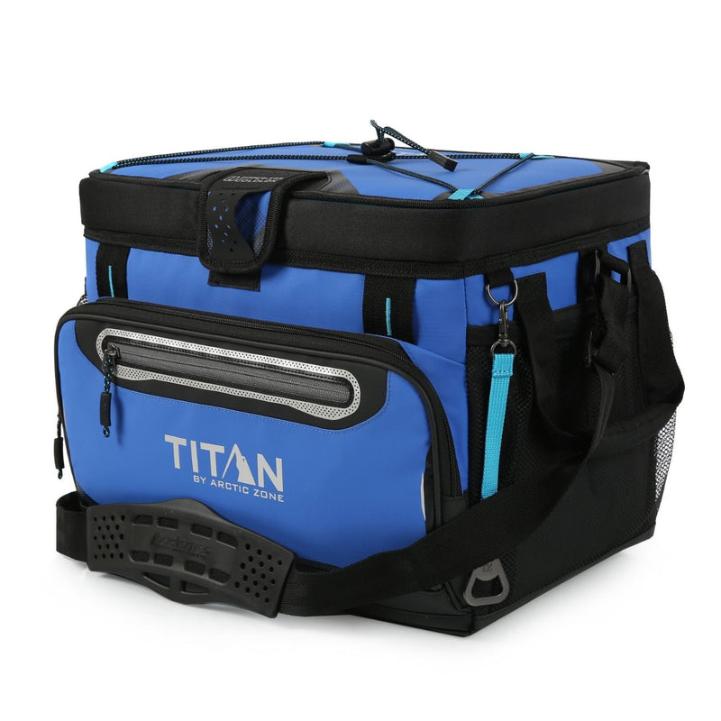 Titan by Arctic Zone 30 Can Zipperless Hardbody Cooler, Blue C1