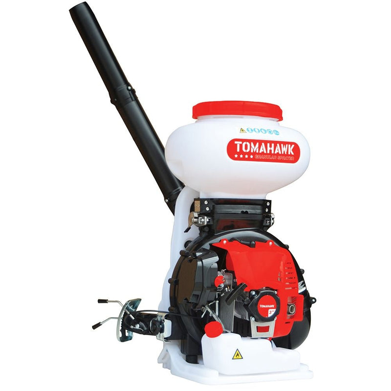 Tomahawk 4-Gallon Backpack Motorized Fertilizer/Ice Melter Spreader K3