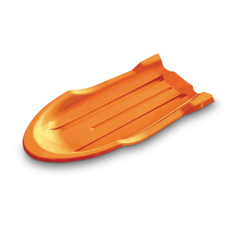 Torpedo Kids' 2-Person Lightweight Plastic Winter Snow Sled Toboggan U1